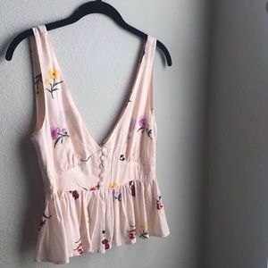 Pink Floral Fashion Tank 💕